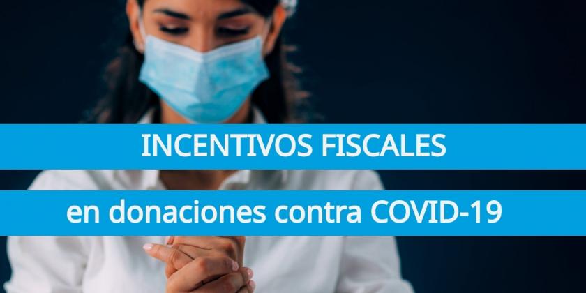 beneficios fiscales donaciones coronavirus