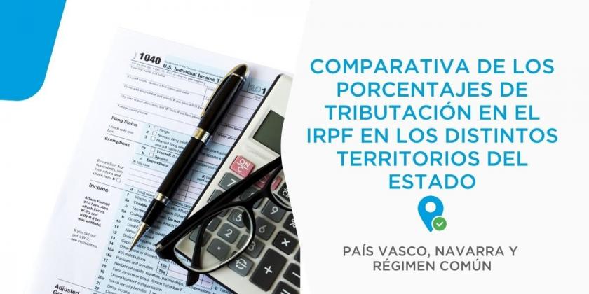 Tributación en el IRPF: País Vasco, Navarra y régimen estatal