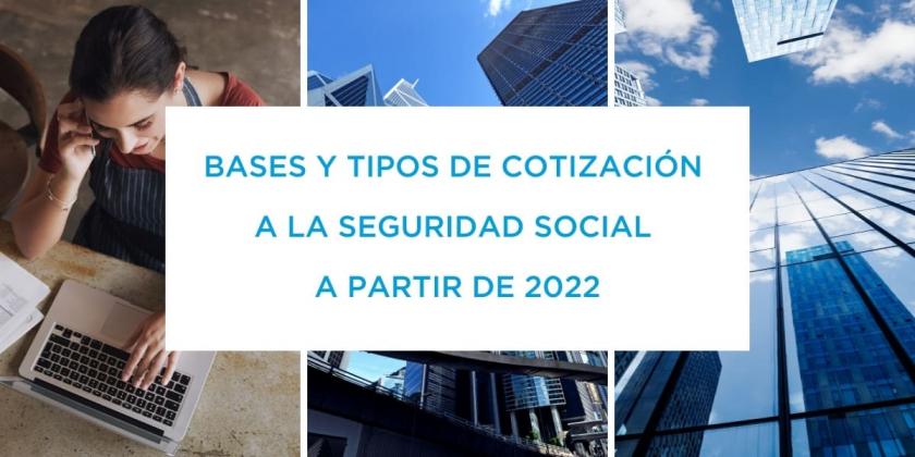 bases tipos cotización 2022