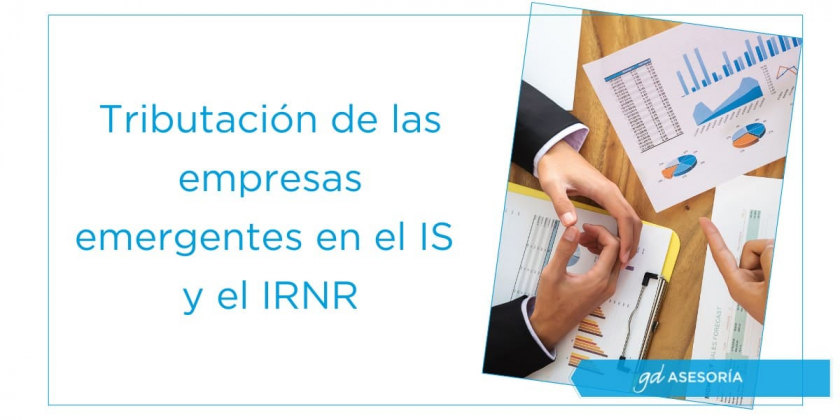 tributación empresas emergentes IS IRNR