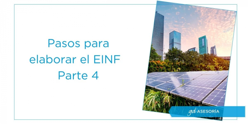 pasos elaborar EINF informe